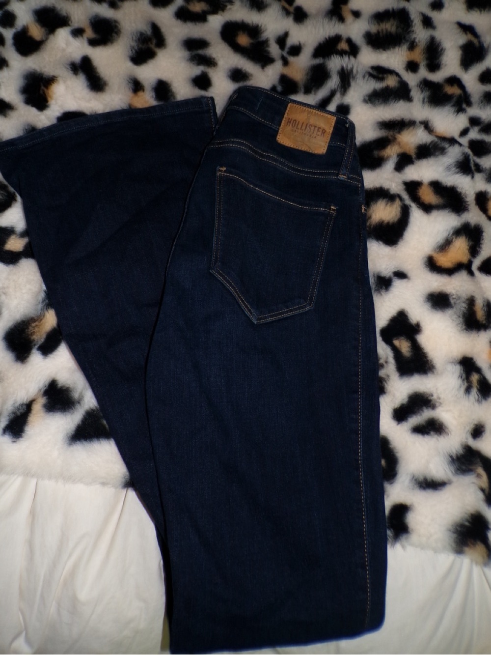 Hollister Dark Wash High Waisted Flare Jeans